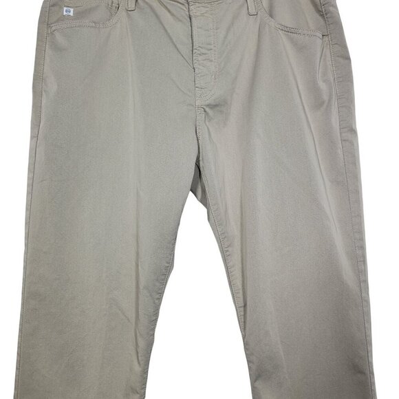 Adriano Goldschmied Men's Everett Slim Straight Khaki Light Weight Pant Sz 38x32 - Picture 5 of 15